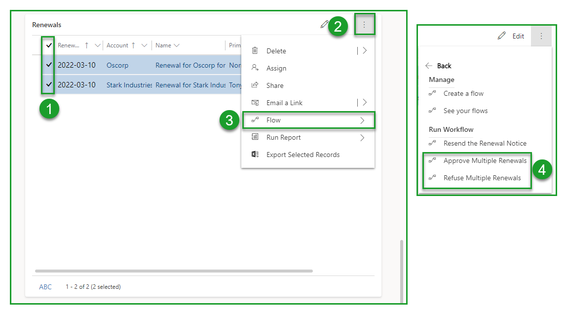 Approve or Decline Multiple