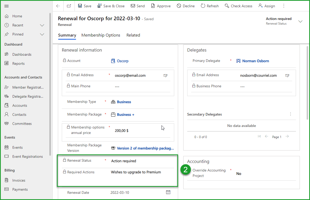 Intervention Required