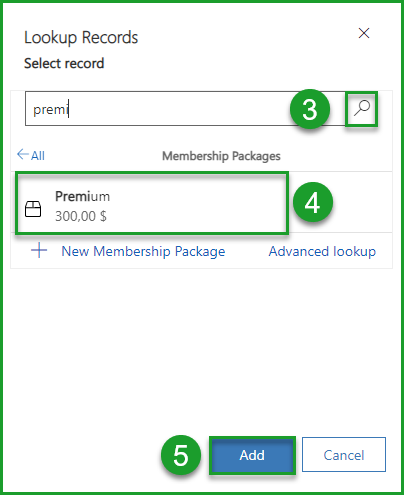Ticket Package Access