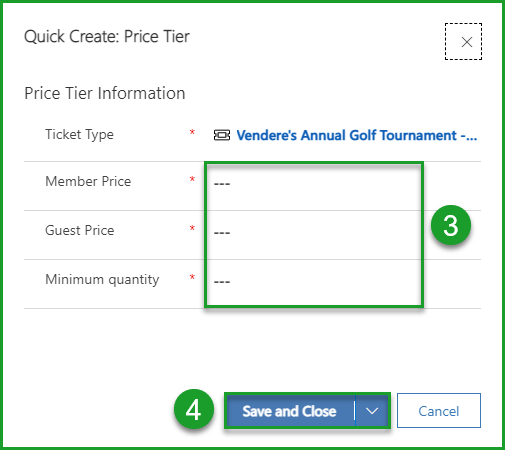 Tiered Pricing
