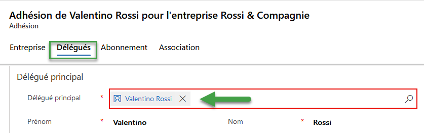 Add primary delegate
