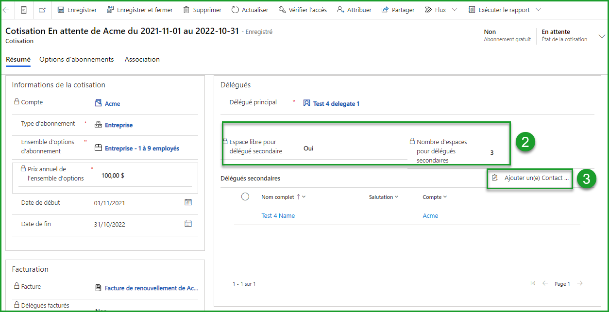Cotisations et Renouvellement