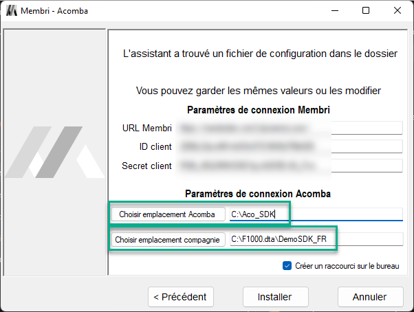 Synchronisation comptable