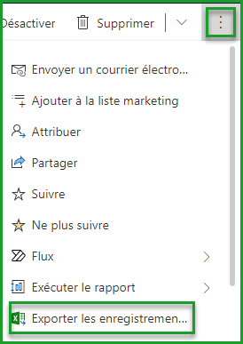 Envoyer Courriel Contacts