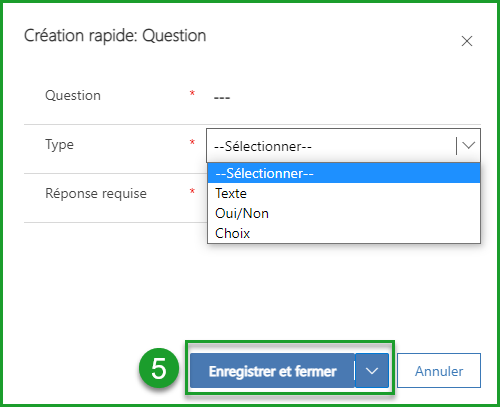 Créer les activités pour le golf