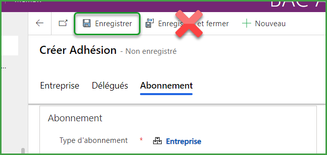 Enregistrer