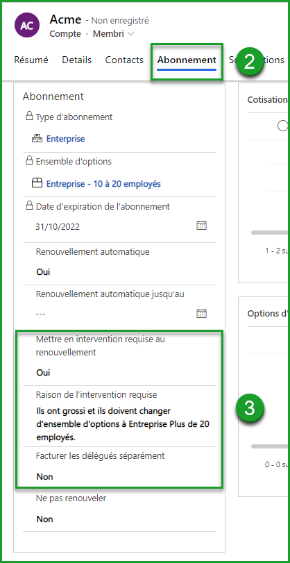 Intervention requise