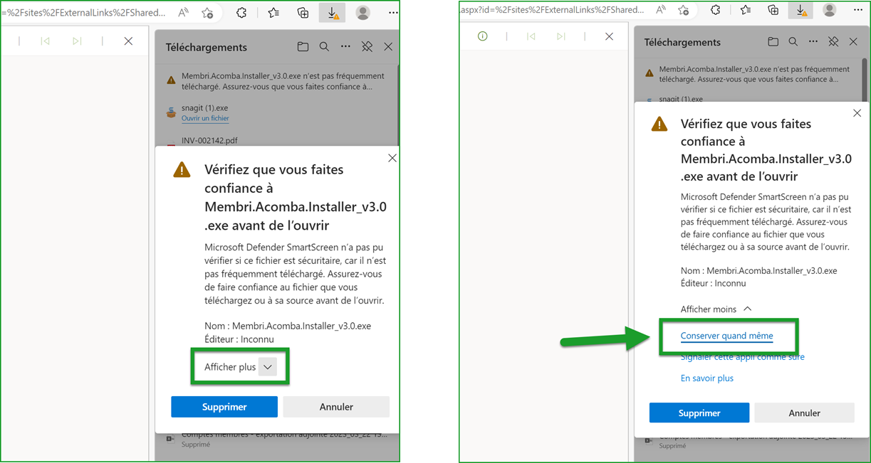 Synchronisation comptable